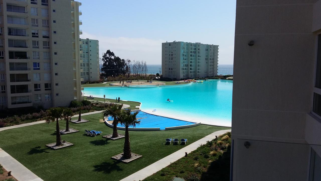 Papudo Laguna Vista Al Mar Y Piscina Kültér fotó